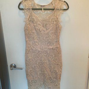 Free People Peekaboo Lace Dress (S)